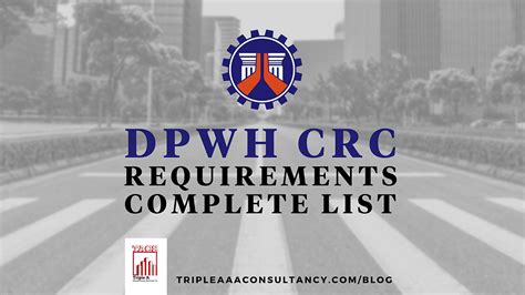 dpwh crc login